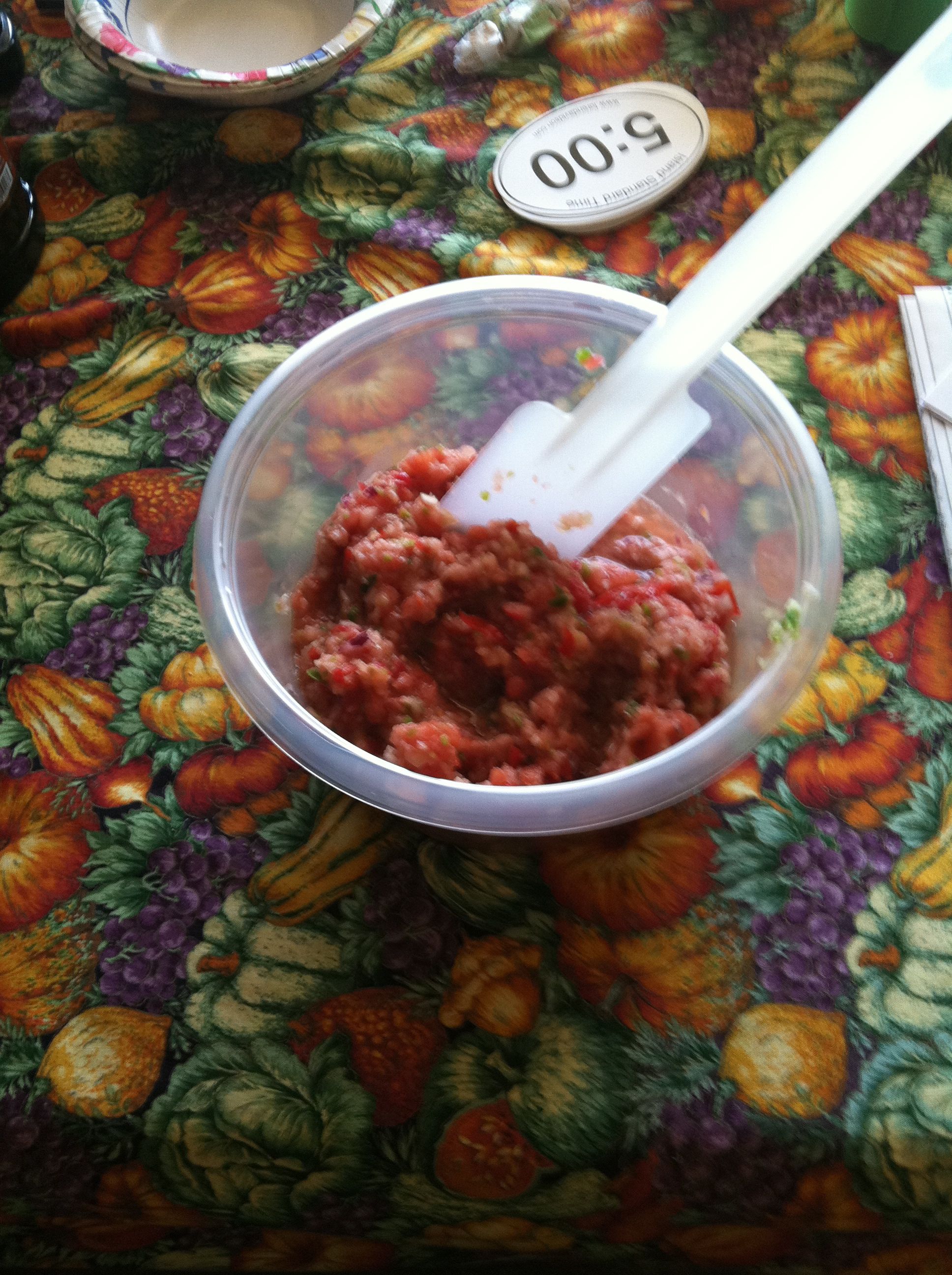 photo of salsa made at home