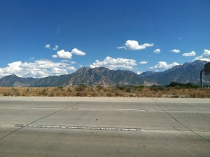 Picture of the Wasatch Mountains from SLC