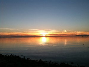 Picture of sunset by the Bay